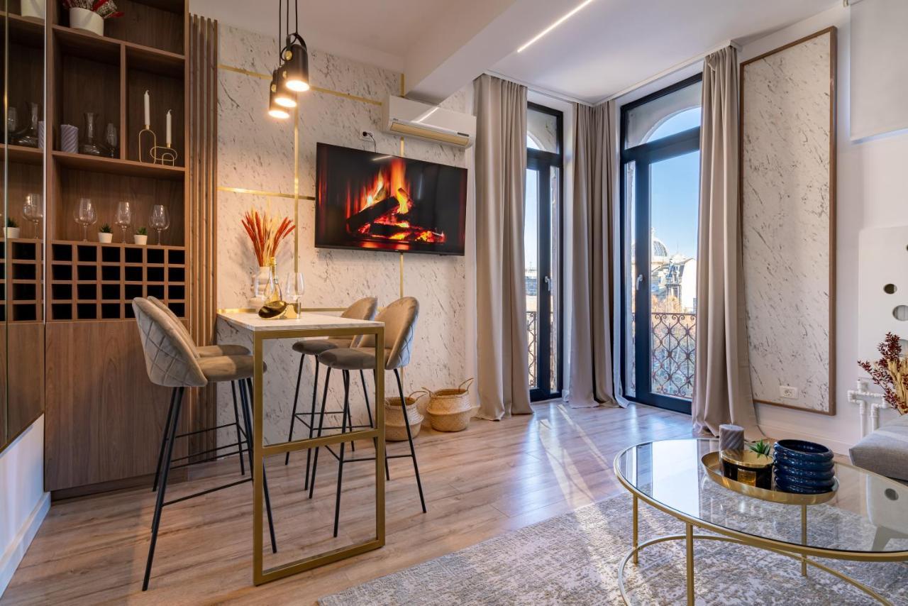 Golden View - Breathtaking Location In Bucharest Leilighet Eksteriør bilde