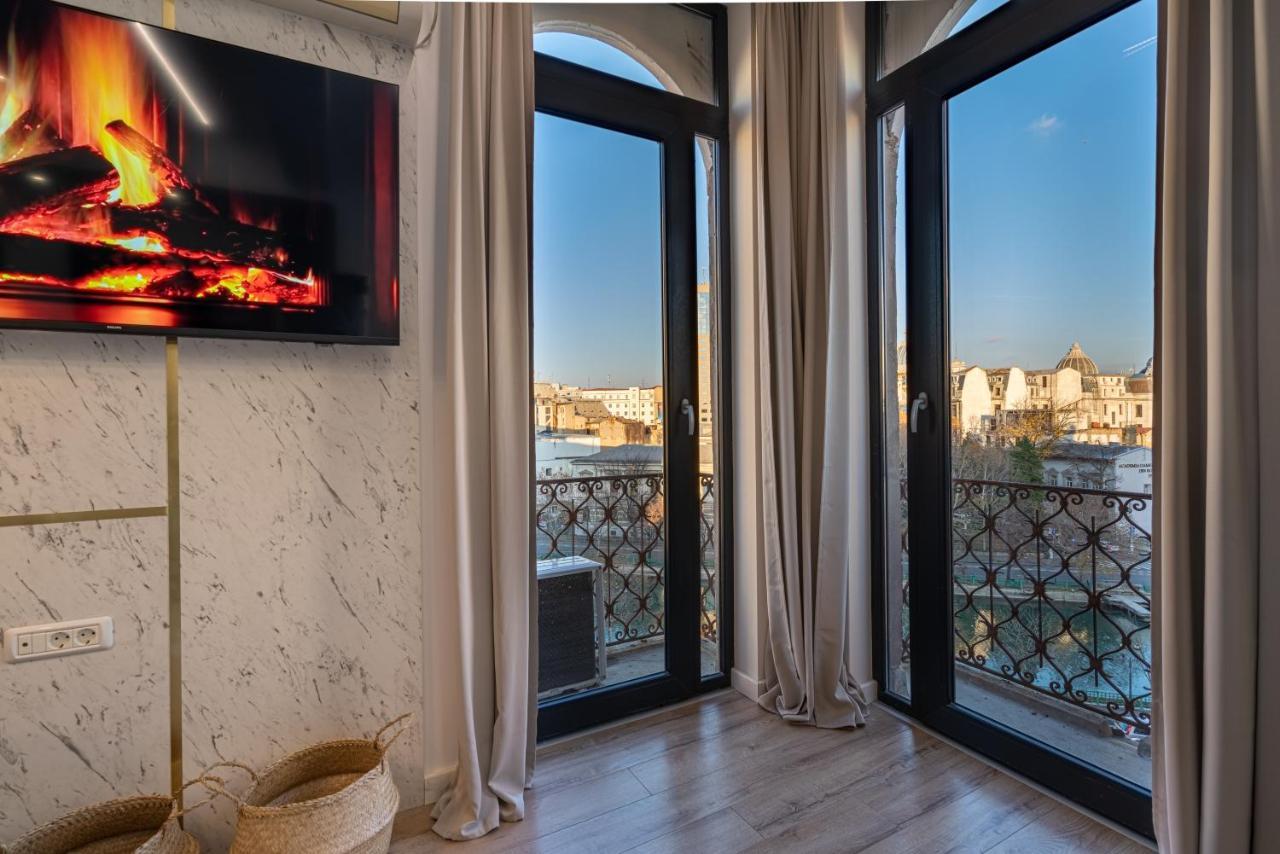 Golden View - Breathtaking Location In Bucharest Leilighet Eksteriør bilde